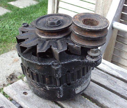 alternator and 2 sheave RX3 pully