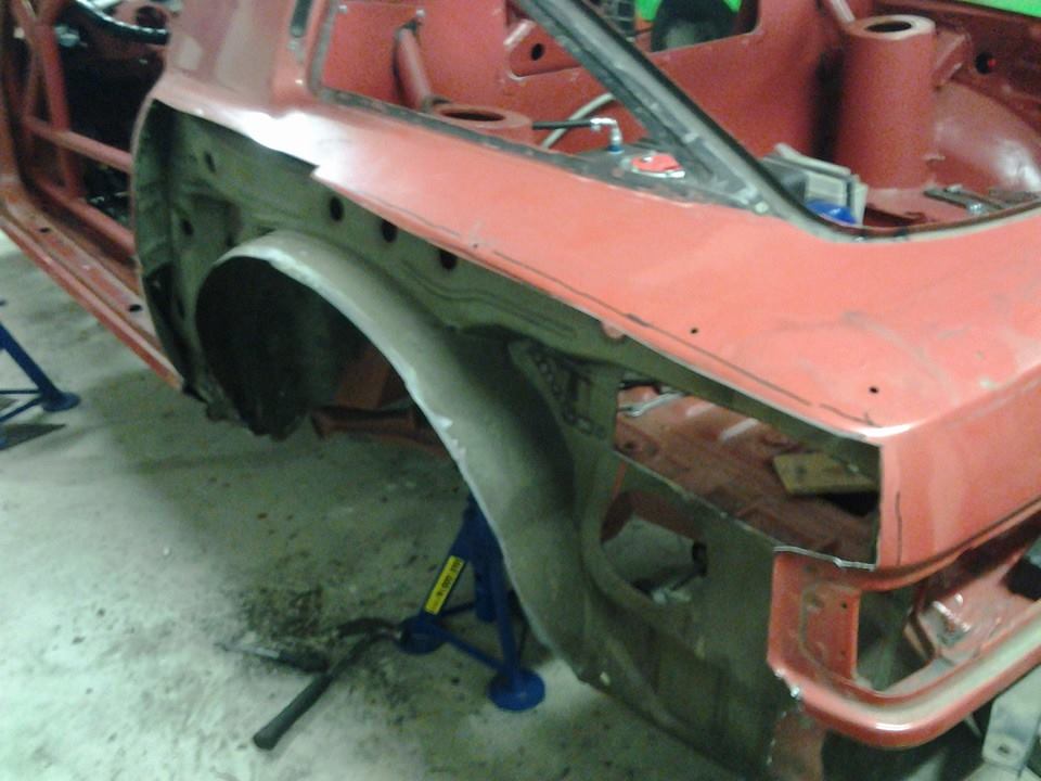 Takes some balls to cut open perfectly good car ;)