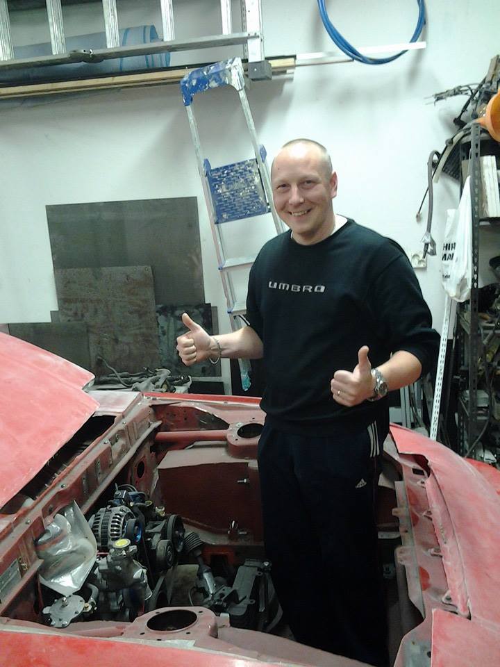 Some moron standing in engine bay (me) ;)