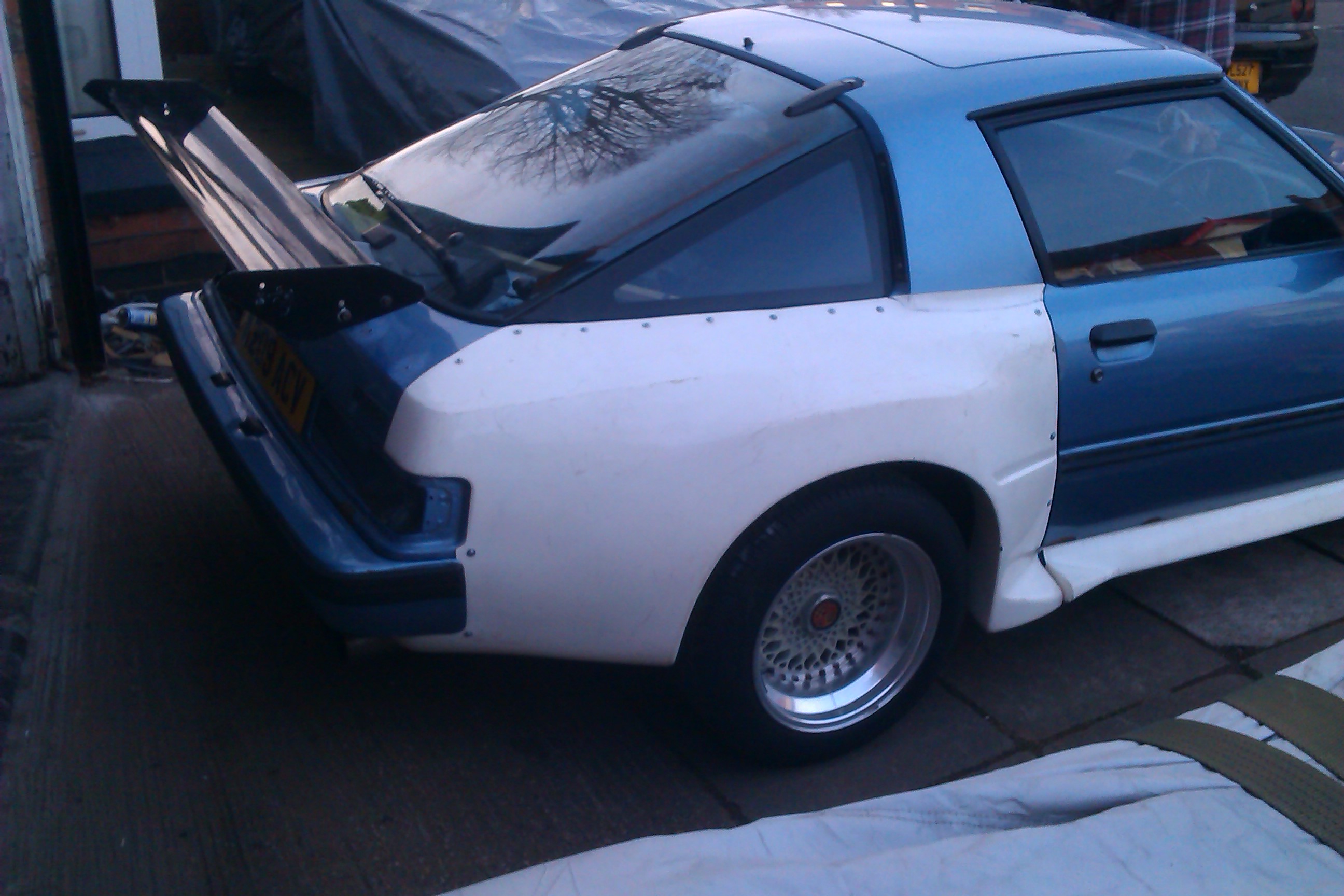 Not everyones taste the rear spoiler but it was £50 and not being used original mariah ones are a fortune to import so will do for now!!