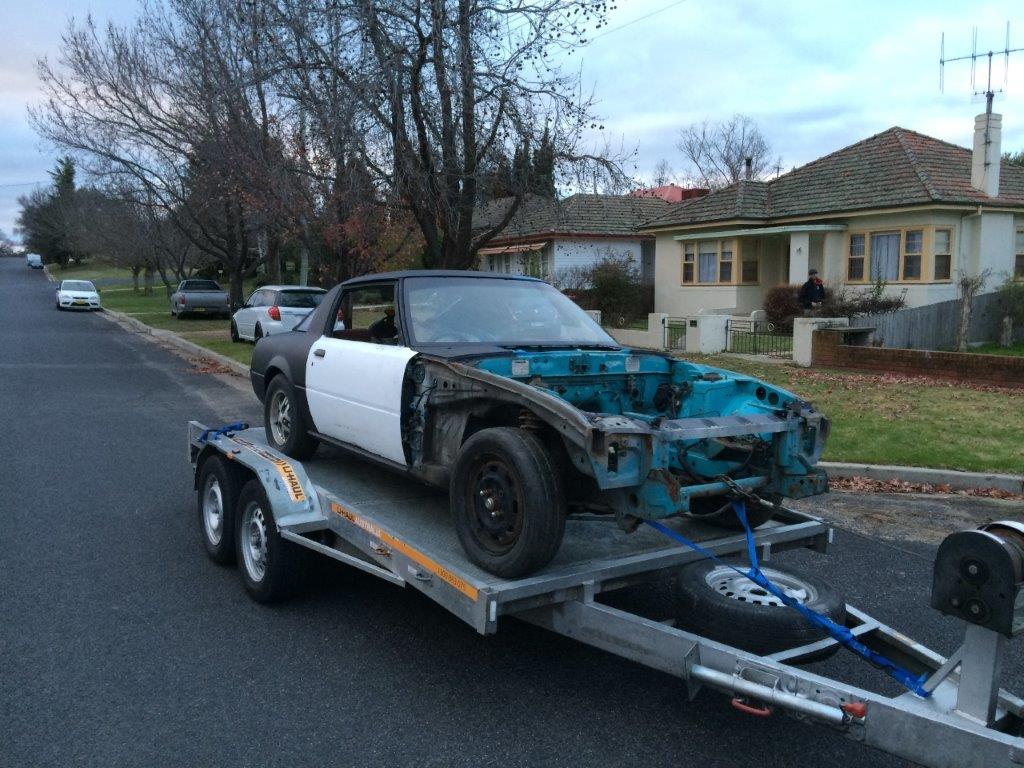 Loaded and ready to head home